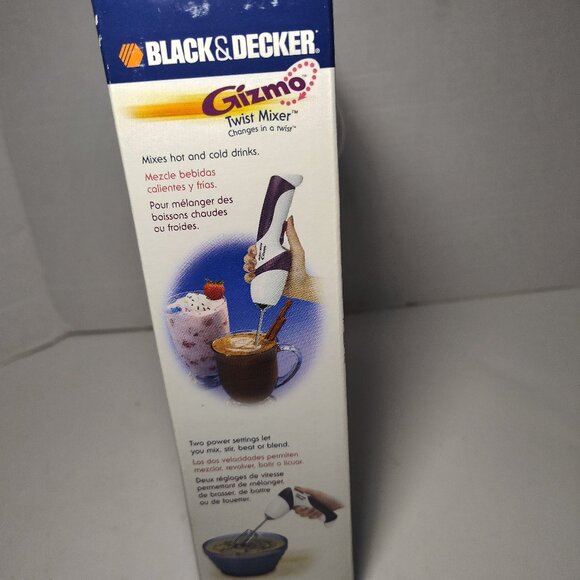 Black & Decker Gizmo Twist Mixer 3 in 1 Cordless Mixer GM200 Open Box - Picture 3 of 6